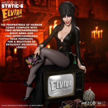 Elvira Mistress of the Dark Estatua 1/6 PVC de 42 cm - Imagen 4