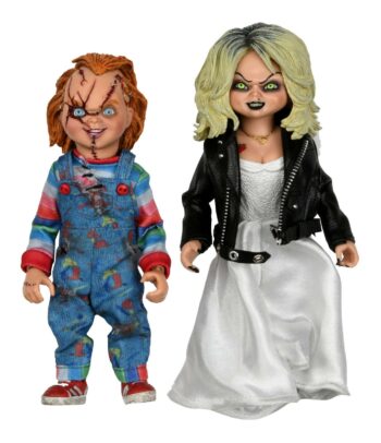 La novia de Chucky Pack de 2 Figuras Chucky & Tiffany 14 cm