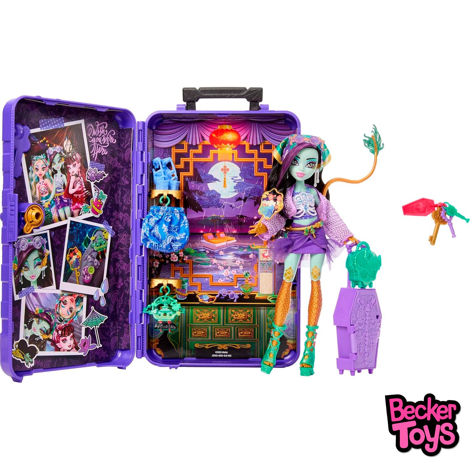Monster High Jinafire Long Skulltimate Secrets Gore-geous Oasis - Imagen 3