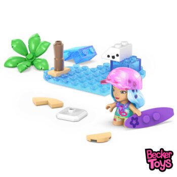 Mega Contstrux Barbie Color Reveal Surf 'n Swim - Imagen 2