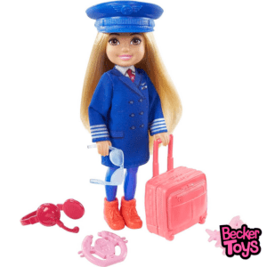 Barbie Chelsea Can Be Piloto Comercial 13cm