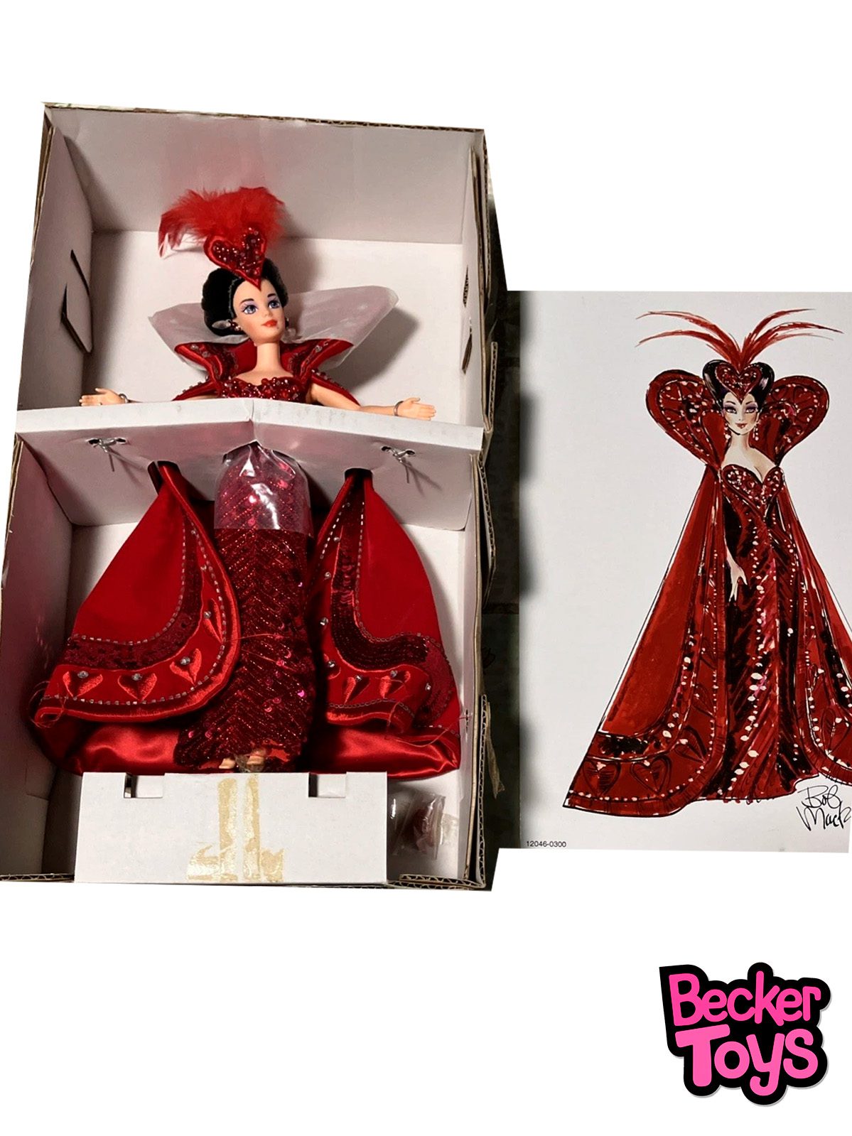 Barbie Queen of Hearts Bob Mackie de 1994