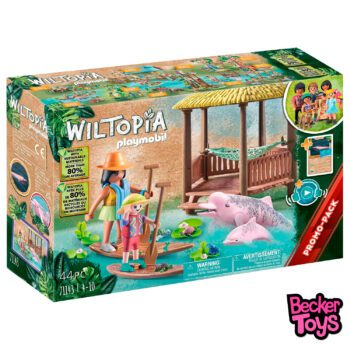 Playmobil Wiltopia Paseo en canoa con delfines - Imagen 3